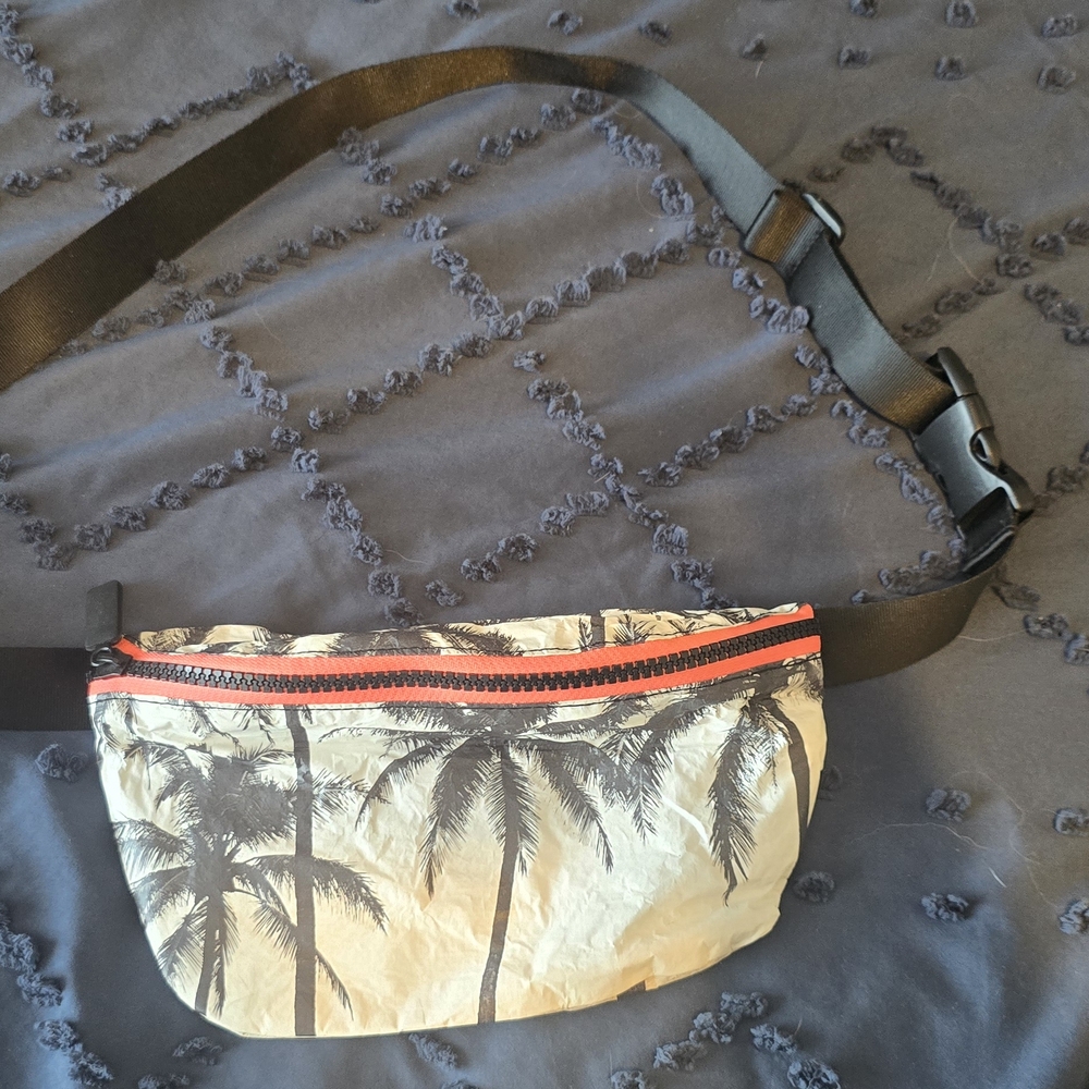 Palm Tree Print Fanny Pack